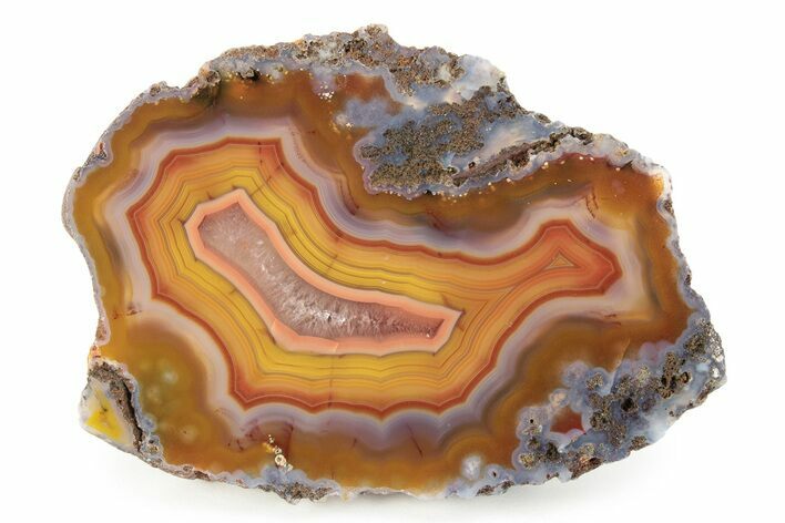 Polished Candy Agate Nodule - Malawi #255156